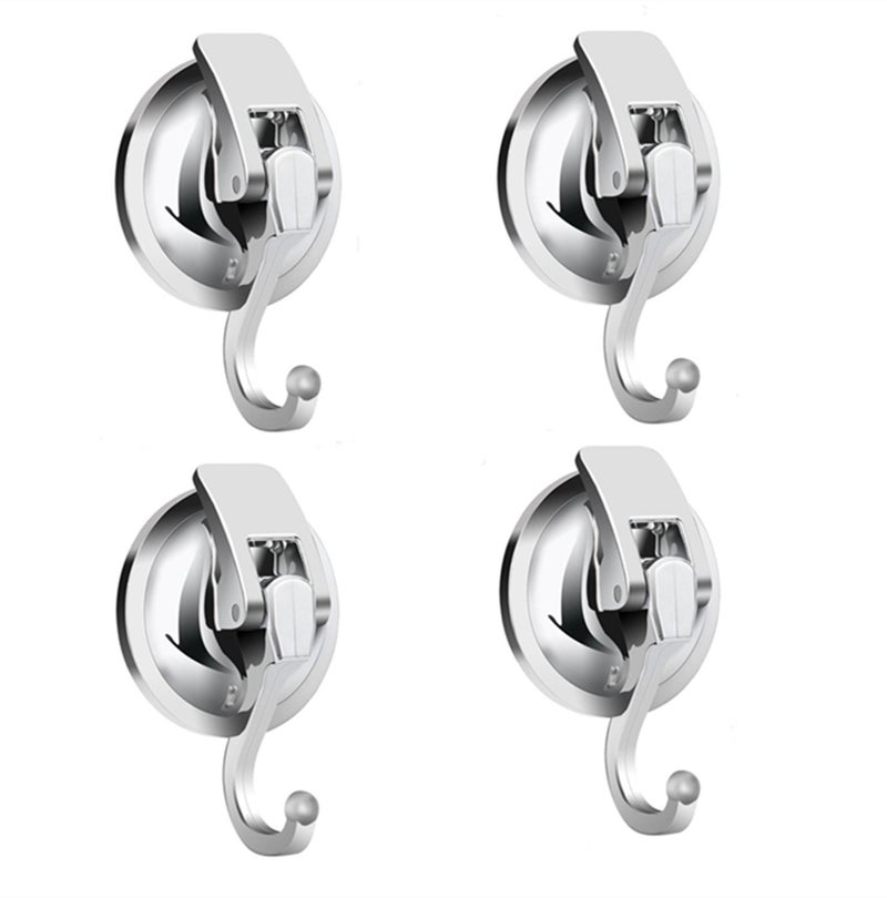 iRomic Heavy Duty Vacuum Suction Cups Hooks (4Pack) Specialized for Kitchen&Bathroom&Restroom Organization - Image 1
